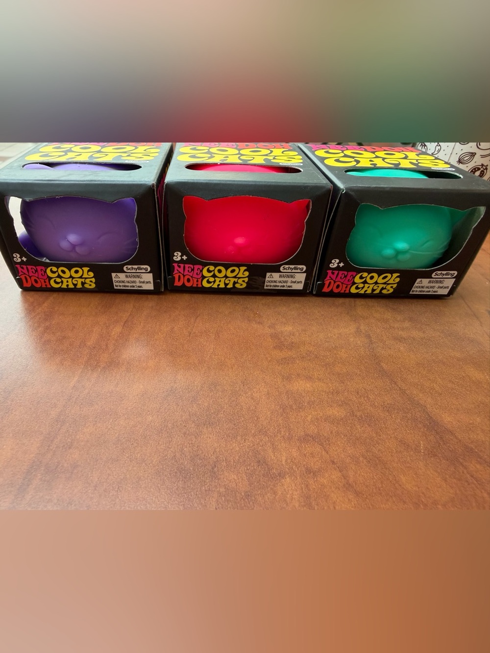 3-Pack Kids Toy Set - Purple, Pink, Teal